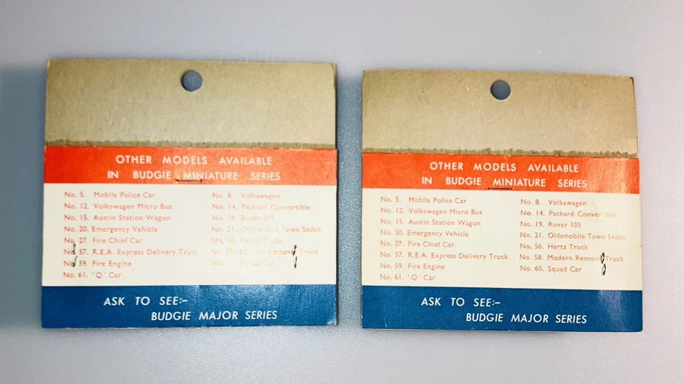 Vintage Budgie 57 R.E.A. Parcel Delivery Van & 20 Austin A95 Ambulance MOC - Image 4 of 4