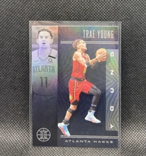 Trae Young Black Sapphire SSP Atlanta Hawks 2019-20 Illusions Panini #136 Card