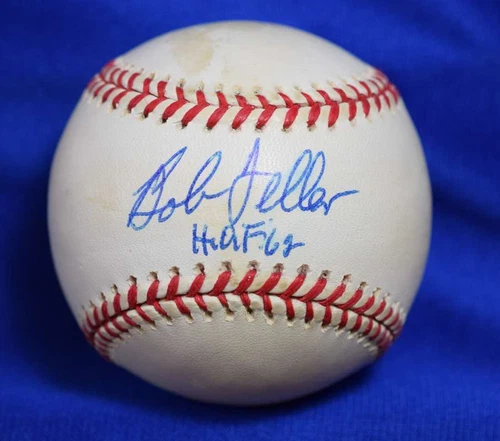 Bob Feller HOF 62 JSA Coa Autograph American League OAL Signed BasebaLL