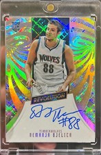 2015-16 Revolution Nemanja Bjelica Rookie On Card Auto Holo