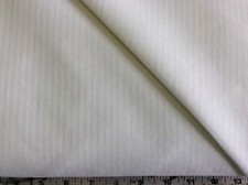 IVORY TONAL STRIPE POLY COTTON--62"W--BY THE YARD