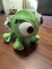 Disney Store Tangled Rapunzel 8" Plush Green Chameleon Lizard Pascal NWT