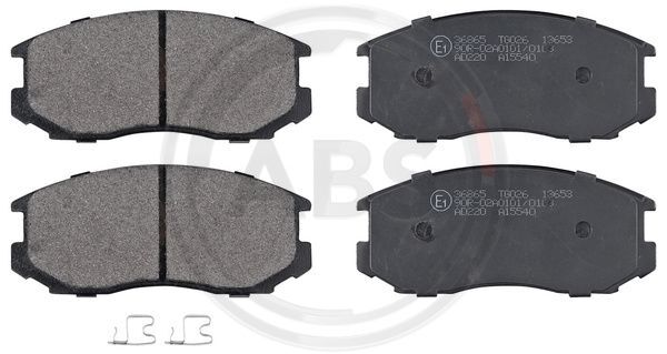 A.B.S. 36865 Bremsbelagsatz, Scheibenbremse Vorne FüR Daihatsu Mitsubishi-image