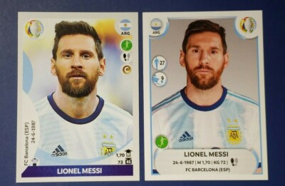 Lionel Messi Copa America 2021 Stickers - #ARG20 & #23