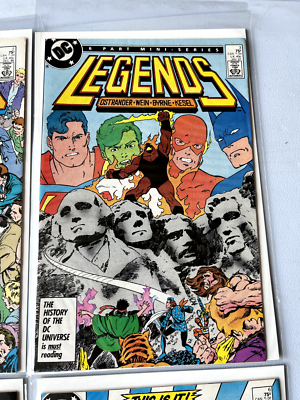 VINTAGE 1986 DC Comics LEGENDS #1-6 1 2 3 4 5 6 1st Amanda Waller