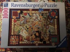Ravensburger 1000pc Puzzle 194063 Vintage Games 27"x20" Complete