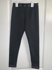 NWOT Girls All In Motion Black Thermal Pants Size M 8