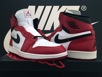 Vintage 2013 Air Jordan 1 Retro High UK10,5 EU45,5 Chicago I Bred Toe 3 4 11 OG Rare