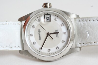 Eberhard Aquadate 41127 L CP QB Damen Armbanduhr mit Diamanten Neu
