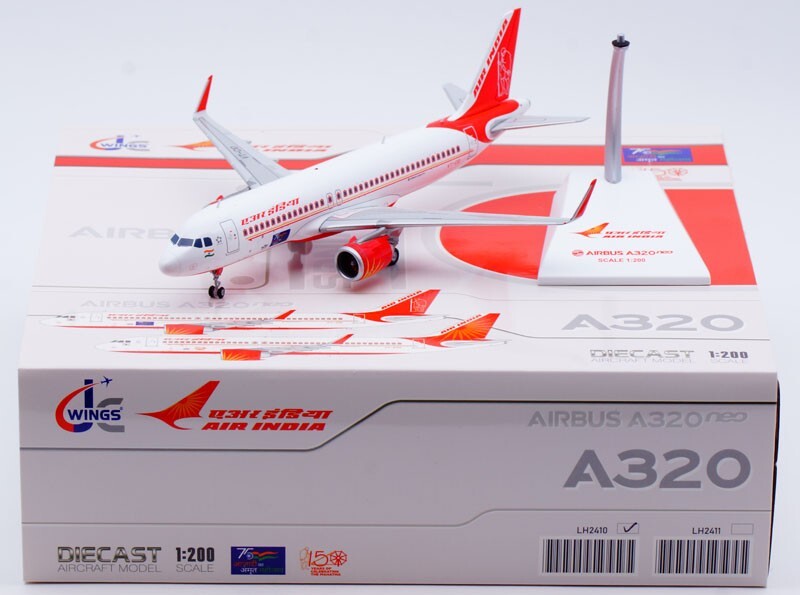 エアインディア A320NEO VT-CIO 1/200 エアインディア A320NEO VT-CIO 1/200 1:200 JC Wings Air India