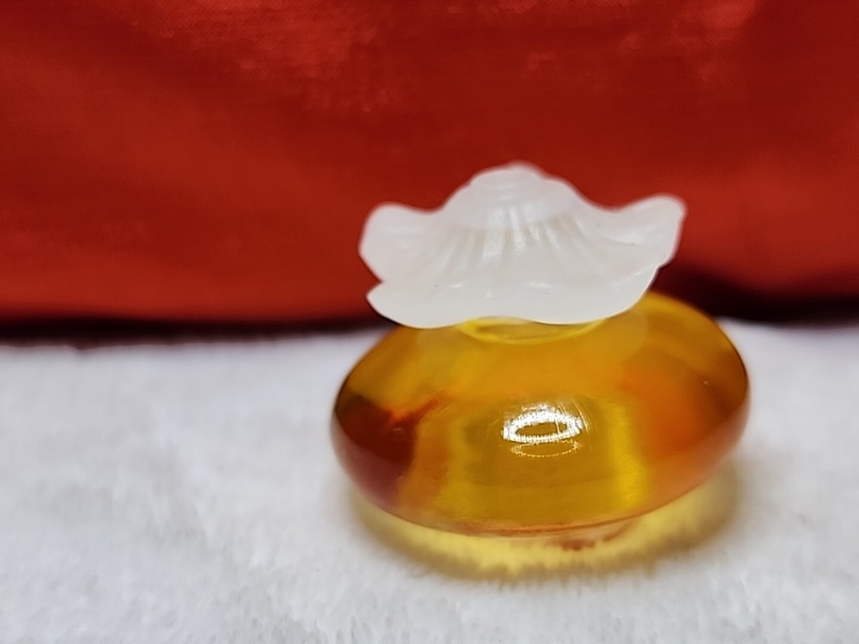 VINTAGE NINA RICCI MINI PERFUME FLEUR DE FLEURS 5 ML EDT FULL -LALIQUE DESIGN