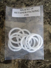MS28782-19 Packing Retainer Back-up Ring 1" I.D. - Lot of 10