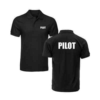 Pilot Print Polo Shirt Aviator Aircraft Pilot Flight Controller Airplane Worker