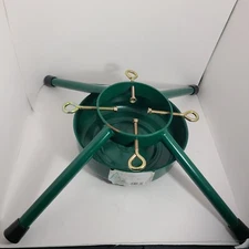 Jack Post Live Tree Stand Welded Heavy Duty Steel Green Up To 12ft   