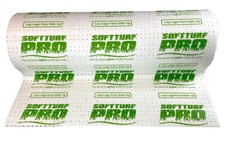 Soft Turf - 8mm Thick- Artificial Grass Underlay - Impact Shockpad 1m x 10m Roll