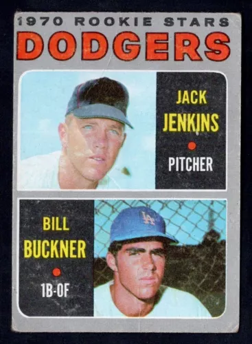 1970 Topps Baseball Card #286 Dodgers Rookie Stars Bill Buckner RC GD-VG *bb