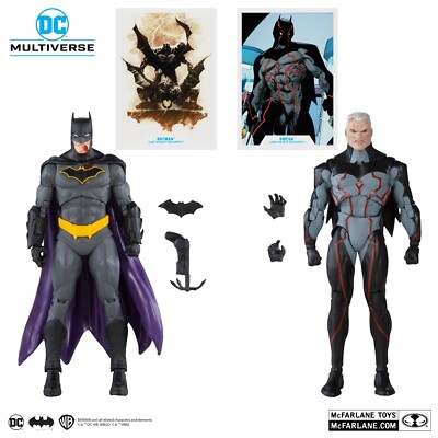 McFarlane DC Multiverse UNMASKED OMEGA VS BATMAN 2PK  GOLD LABEL 2 pack  MIP!
