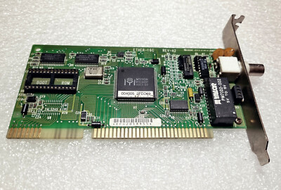 Rare Vintage Myson MTD900f 10Mbps BNC Ethernet ISA Card