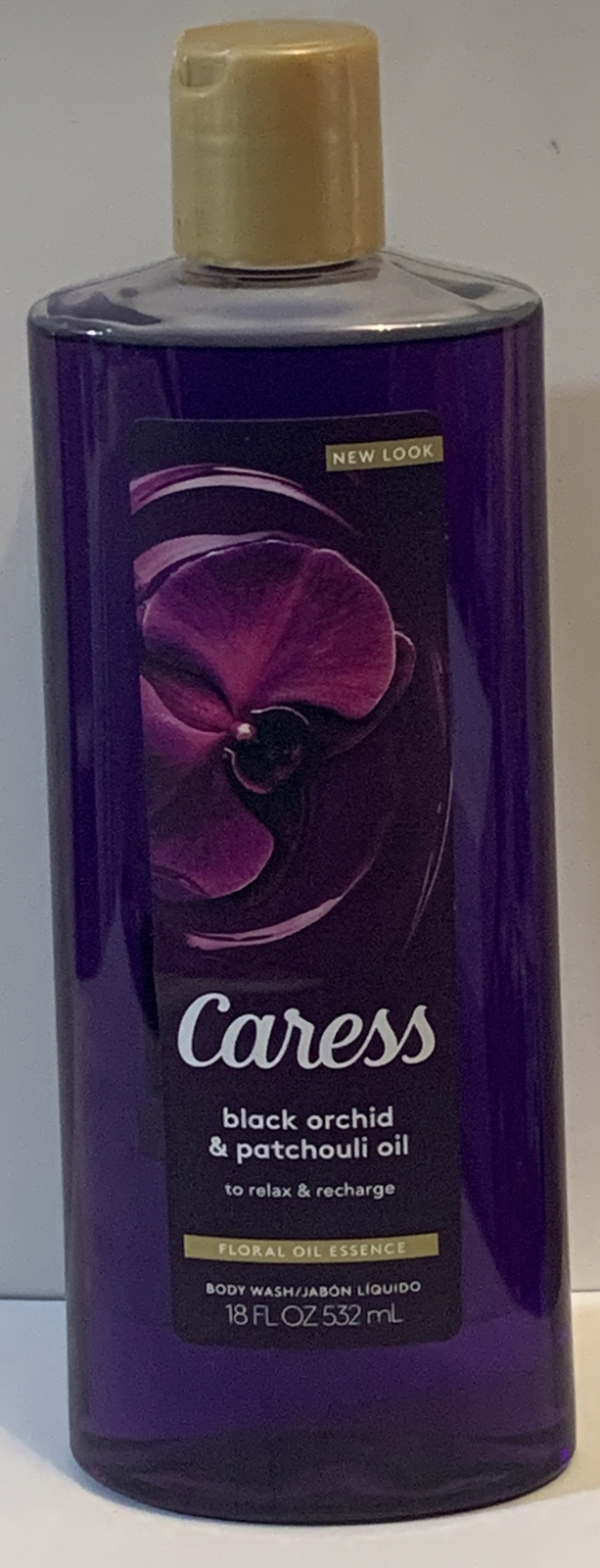 Caress Body Wash Relax and Recharge Black Orchid & Patchouli Oil 18 oz