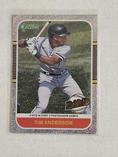 2021 Donruss Highlights TIM ANDERSON Silver Foil RAPTURE White Sox