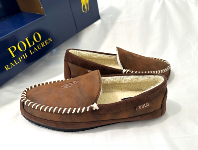 希少！USA製 POLO RALPH LAUREN レザー × ウール モカシン Polo Ralph Lauren Cali II Moccasin Slippers Men's Size 8 Suede