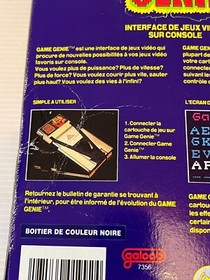 Boite Vide Nintendo NES Game g&eacute;nie