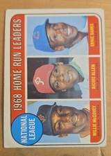 1969 Topps - League Leaders Ernie Banks, Willie McCovey, Dick Allen #6