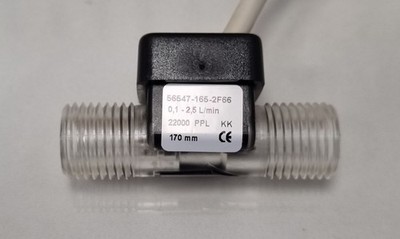 Durchflussmesser Digmesa 56547-165-2F66 Flowmeter 0,1-2,5 L/min Turbine Sensor