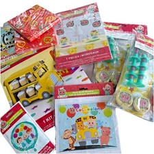Cocomelon Birthday Party Kit Decorations Favors Tablecloth Bus Balloon Backdrop