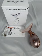 7 Color Light Based Face/Neck Massager Tool, Portable Skin Care Tool - TESTED