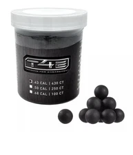 Umarex T4E .43 Caliber Paintball Reusable Rubber Balls 430 Black Paint Ball