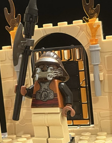 LEGO STAR WARS LANDO CALRISSIAN SKIFF GUARD MINIFIGURE (sw0398/9496-1) W/WEAPON