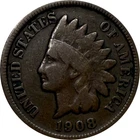 1908 S Indian Head Cent Good Plus / VG ***READ DESCRIPTION***