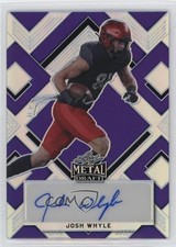2022 Leaf Metal Draft Purple Prismatic /25 Josh Whyle #BA-JW3 Auto 8wm
