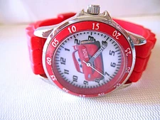 ACCUTIME WATCH CORP. DISNEY CZ1009A Silvertone Pixar  Watch  - New Battery