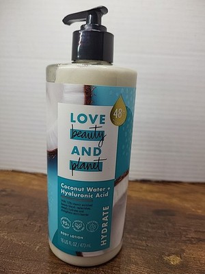 Love Beauty And Planet Body Lotion Coconut Water & Hyaluronic Acid 16 Oz 