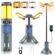 Camping Lights, Rechargeable Telescopic Camping Lights with Stand,12,000mAh C...