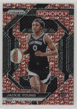 2024 Panini Prizm Monopoly WNBA Skills Red Money Shimmer /100 Jackie Young 18l6