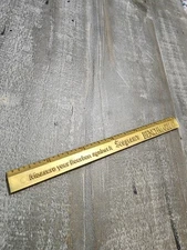 Vintage Seagram’s BENCHMARK Premium Bourbon Ruler "Measure Your Bourbon"