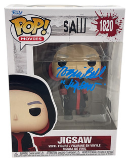 Sierra Funko de rompecabezas firmada por Tobin Bell autógrafo auténtico Beckett Witness