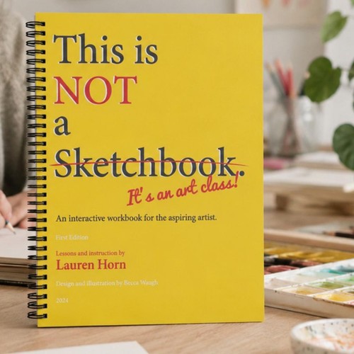 This is Not a Sketchbook It's Art Class Spiral-bound Sketch Book Drawing Book