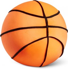Amazon Basics Basketball Plush Pillow, Sport Style Stuffed Toy Cushion for Bed 