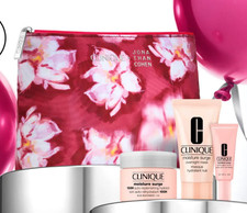 Clinique 4 Pcs Gift Set Moisture Surge 100h Moisturizer 1.0 oz