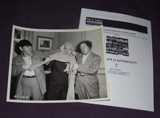 Three Stooges vintage original Columbia Pictures 8x10 photo Moe Howard Estate #2