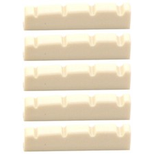 5 Pcs Electric Guitar Nut Musical Instrument Parts Bridge Slotted