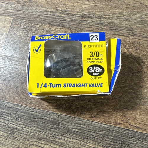 Brasscraft Ball Valve Chrome 125 Psi 3/8" KTCR11FX C1