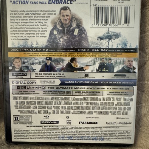 Cold Pursuit (4k Ultra HD + Blu-Ray + Digital, 2019) Neu Liam Neeson Dark Comedy - Bild 3 von 3