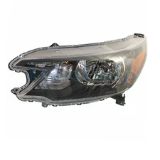 CAPA for 2012-2014 CR-V Front Left Headlight Amber & Clear Plastic C