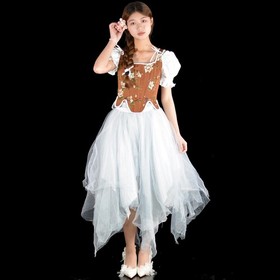 Victorian Lace-up Irregular Hem Corset Top Renaissance Vest Bodice Bustier Tops