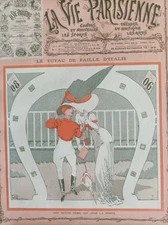 1909 Liberty Art Nouveau Leonnec Fashion Riding Palio Italy The Vie Parisienne